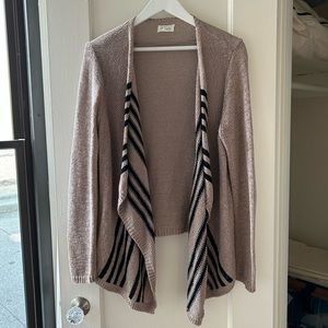 Lou & Grey Taupe Large Knit Sweater in L